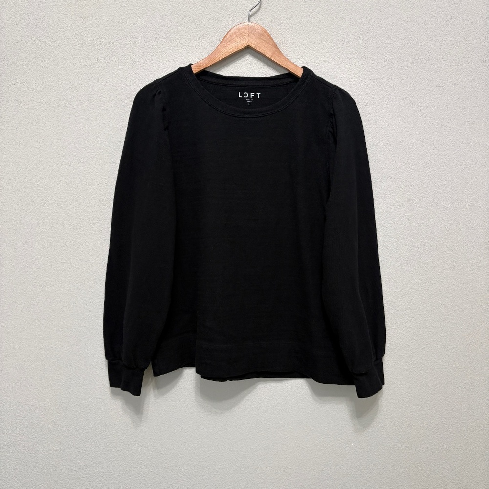LOFT Heavyweight Cotton Top - Black, L